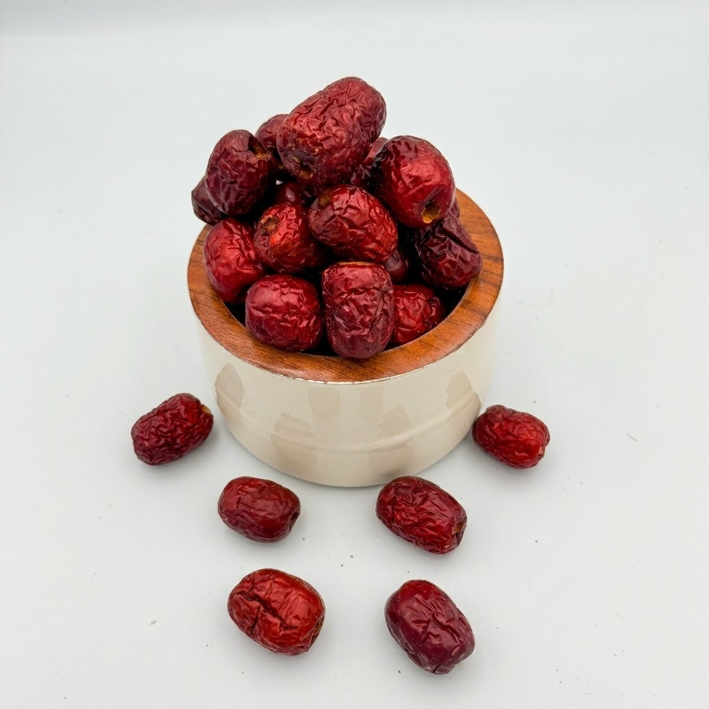 Premium Sun-Dried Pitted Red Dates (Jujubes)