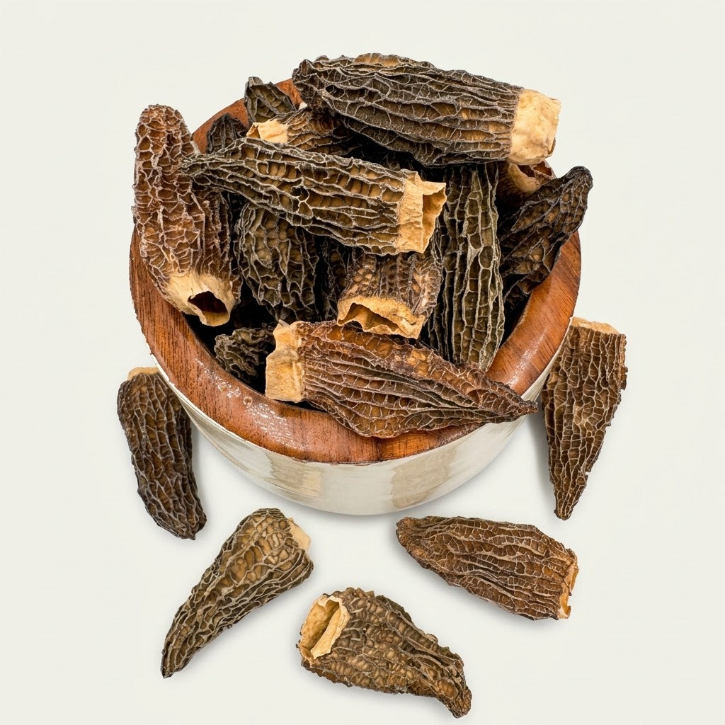 Dried Morel Mushrooms（Known in Chinese as Yang Du Jun ）