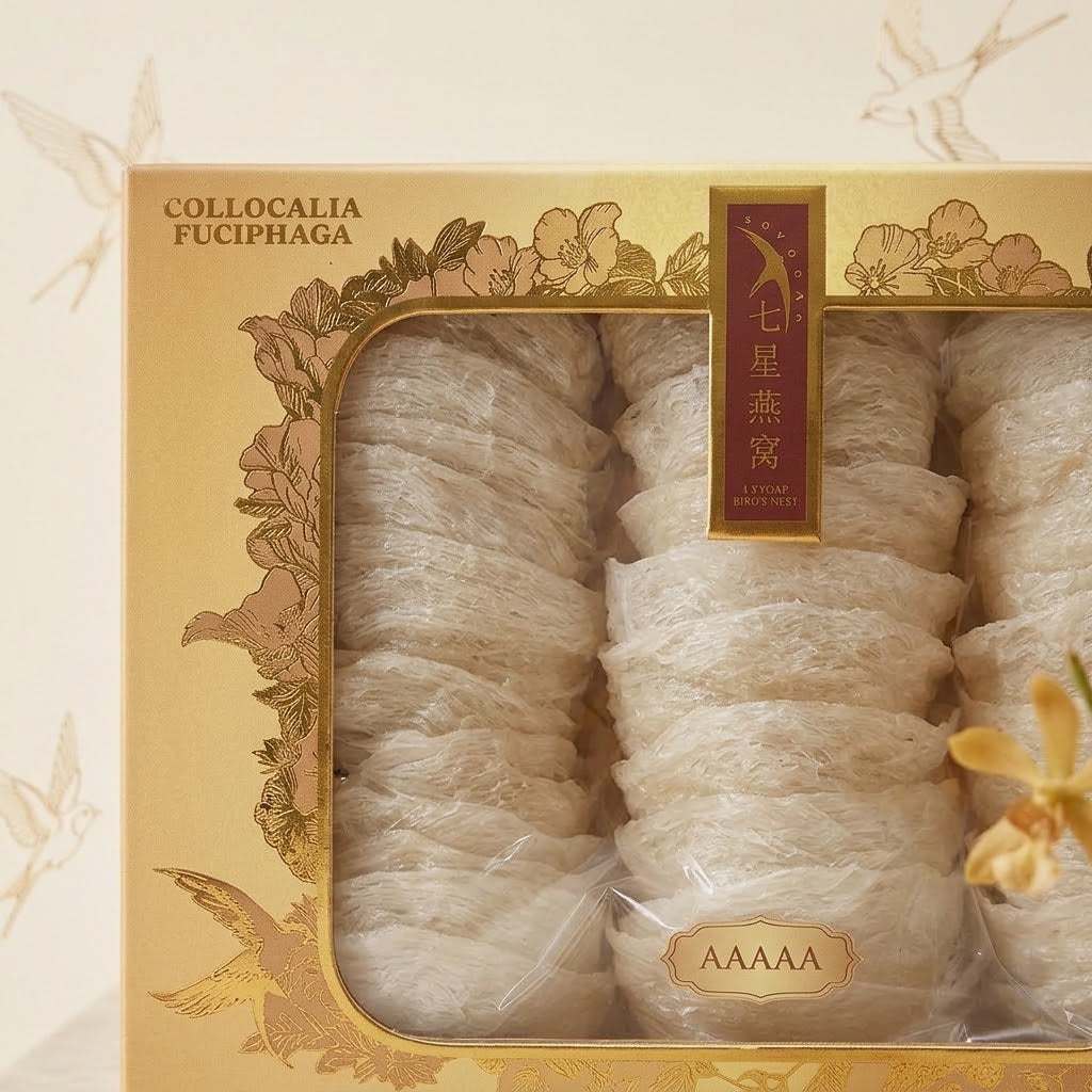 Premium 5A-Grade Indonesian Bird's Nest (Whole Cups)