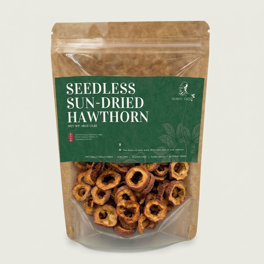 Dried Seedless Hawthorn Berry Slices