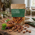 Dried Seedless Hawthorn Berry Slices