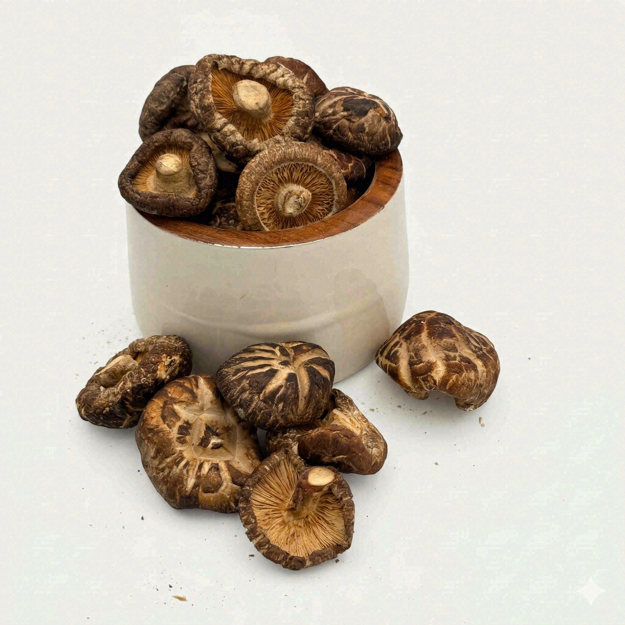 Authentic Japanese Tianbai Shiitake Mushrooms (Heavenly White)