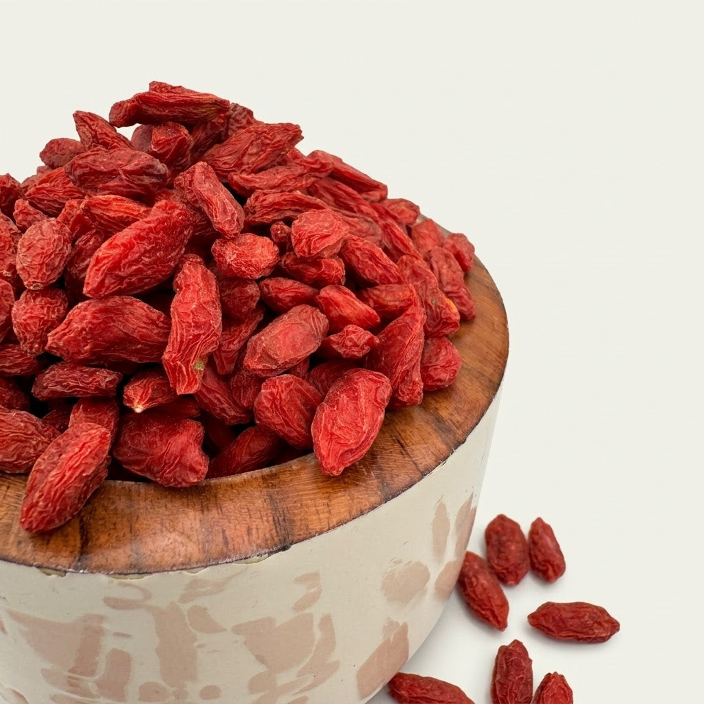 Authentic Sun-Dried Ningxia Goji Berries (Gou Qi Zi)