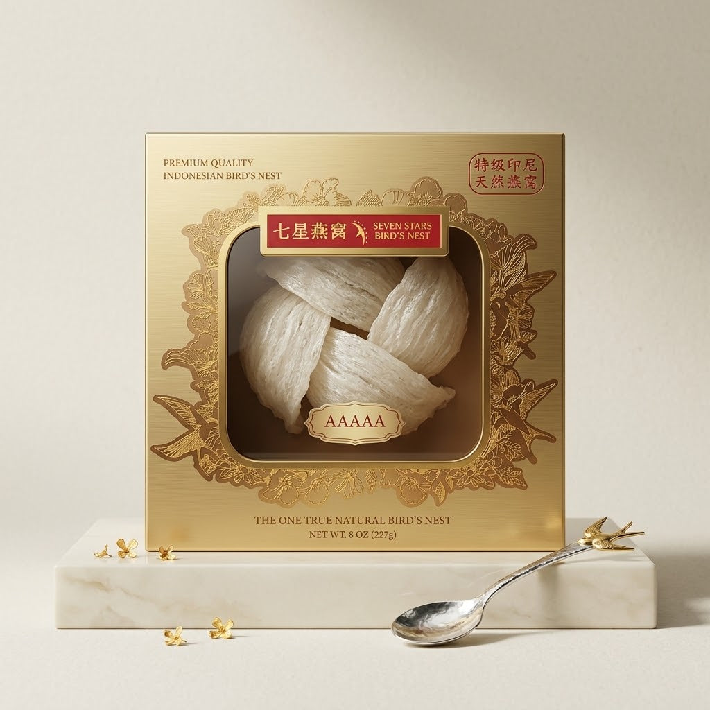 Authentic 5A Indonesian Bird's Nest (Whole Cups)
