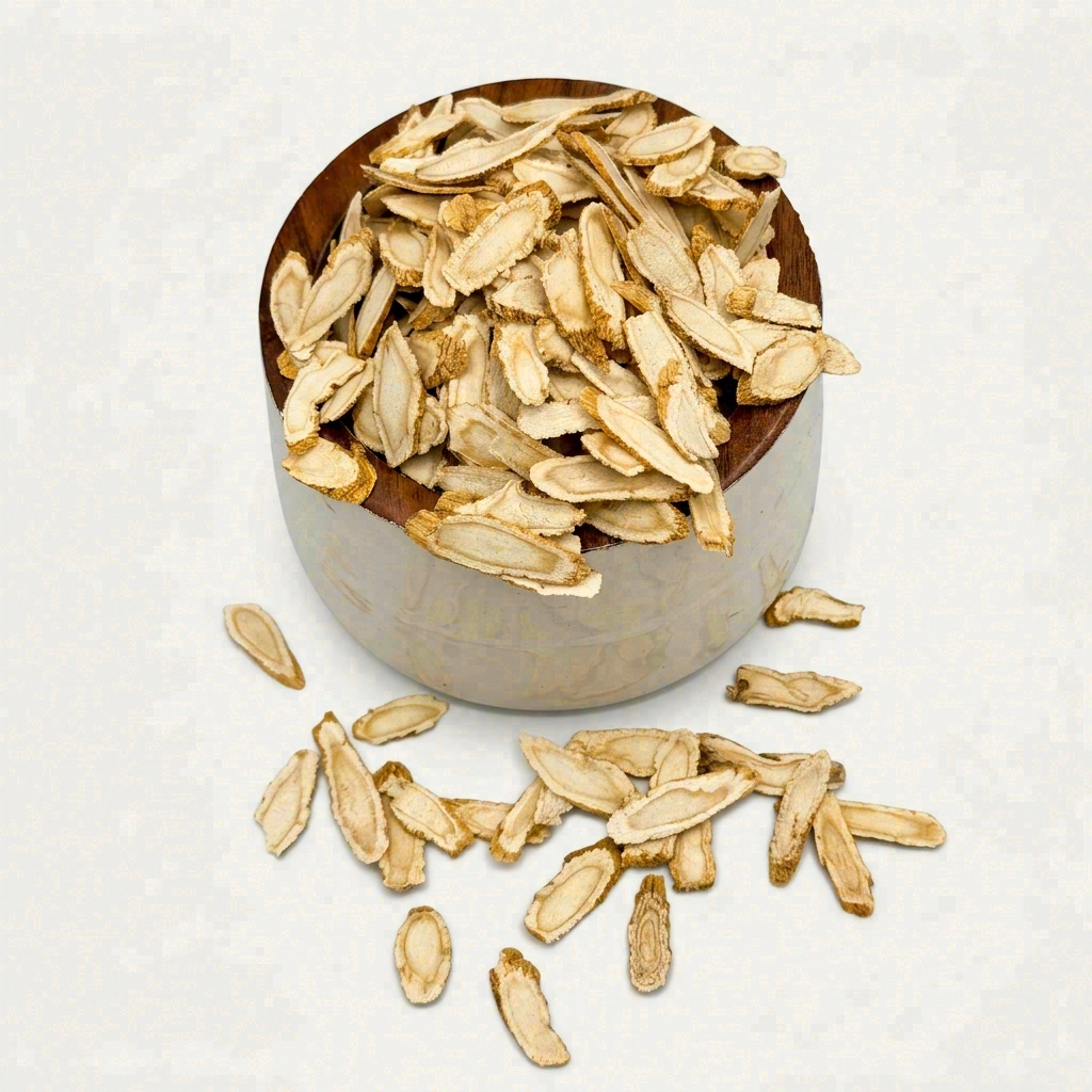Premium Diagonal-Cut American Ginseng Slices
